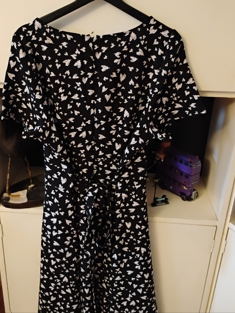Lane Bryant Black and White Printed Dress